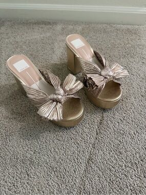 Dolce vita Blare metallic platform